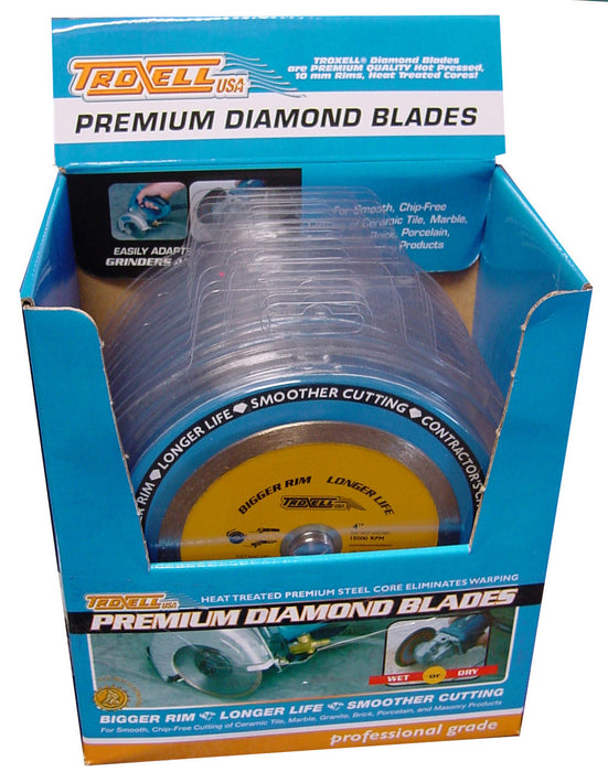 Continuous Rim Sintered Diamond Blade 4"